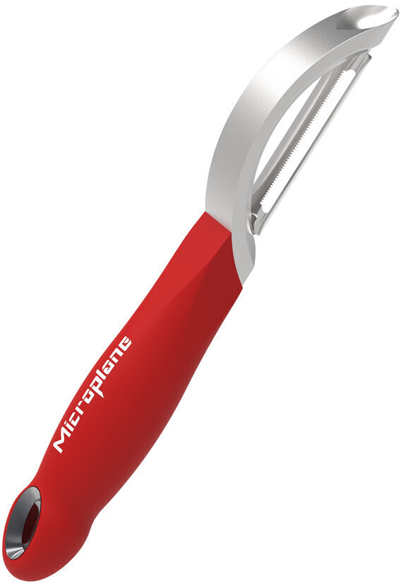 Proffesional Serrated peeler red - Microplane 48192E