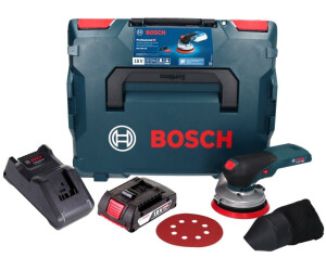 Bosch Professional 18V System Bosch ponceuse excentrique sans-fil GEX  18V-125 (avec plateau de ponçage (125 mm), 1 disque abrasif, sac à  poussières