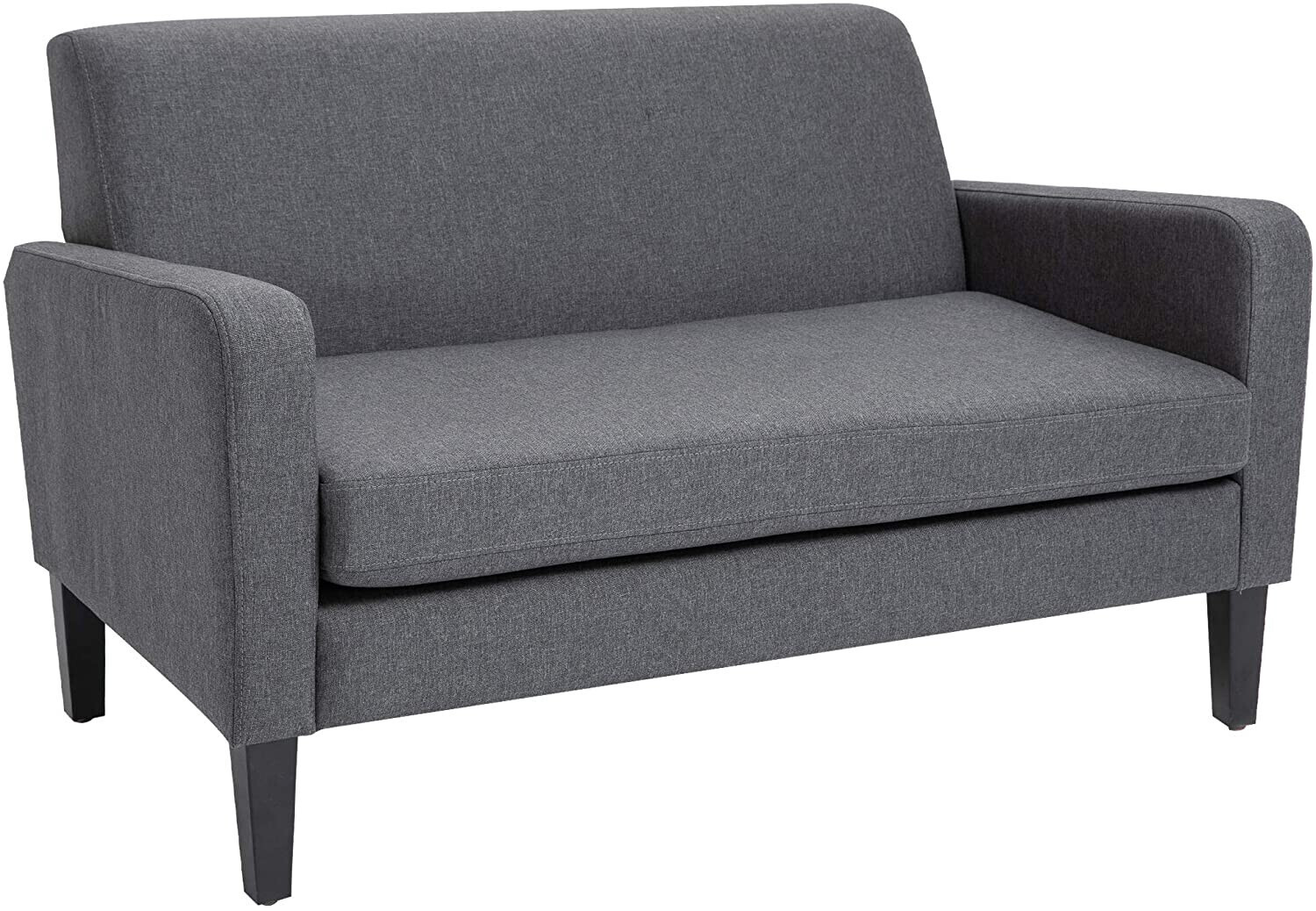 Buy HomCom Modern-Curved 2-Seat Sofa Loveseat Cushion ...