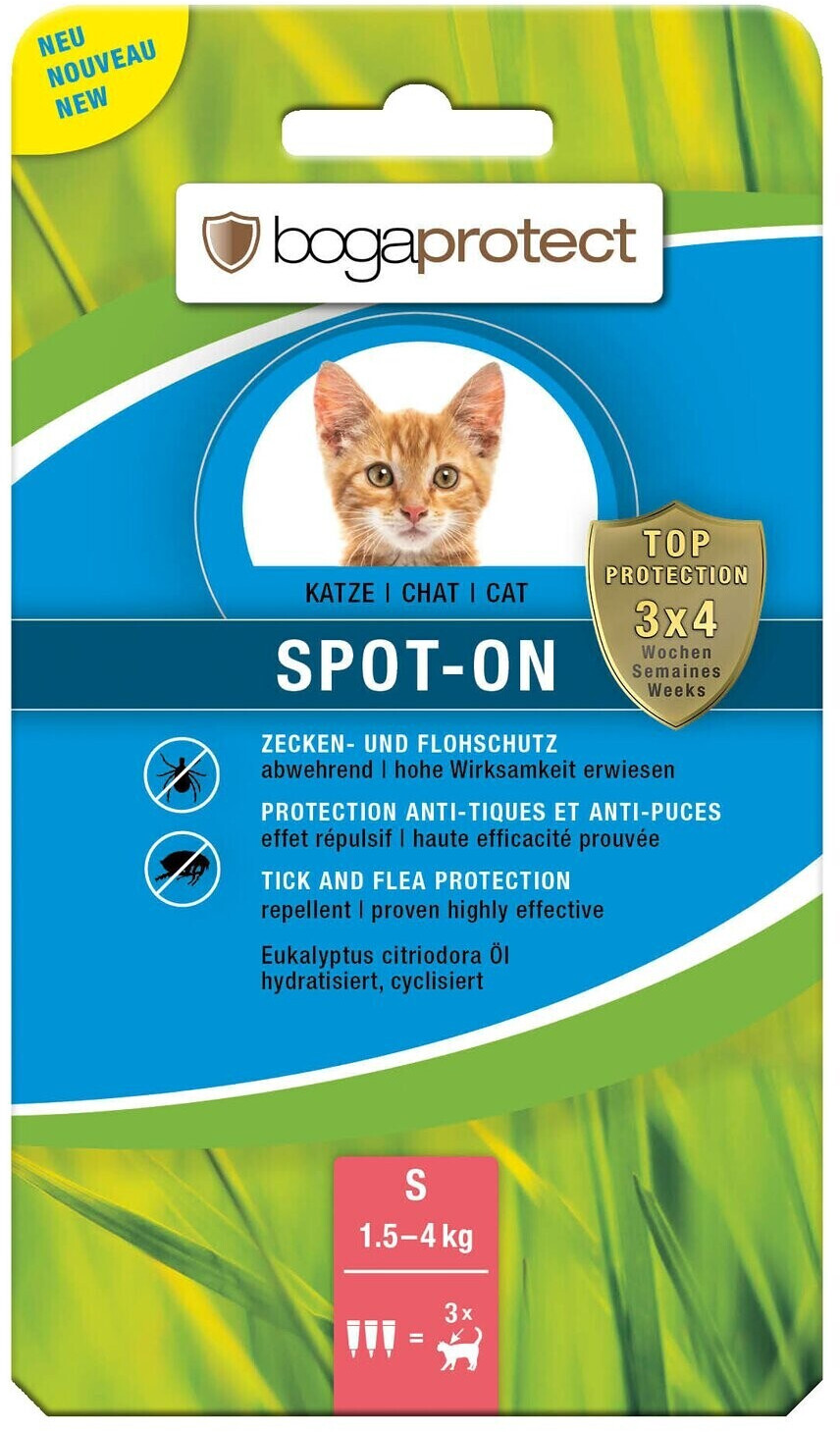 Bogar Spot-On cats 3x0,7 ml
