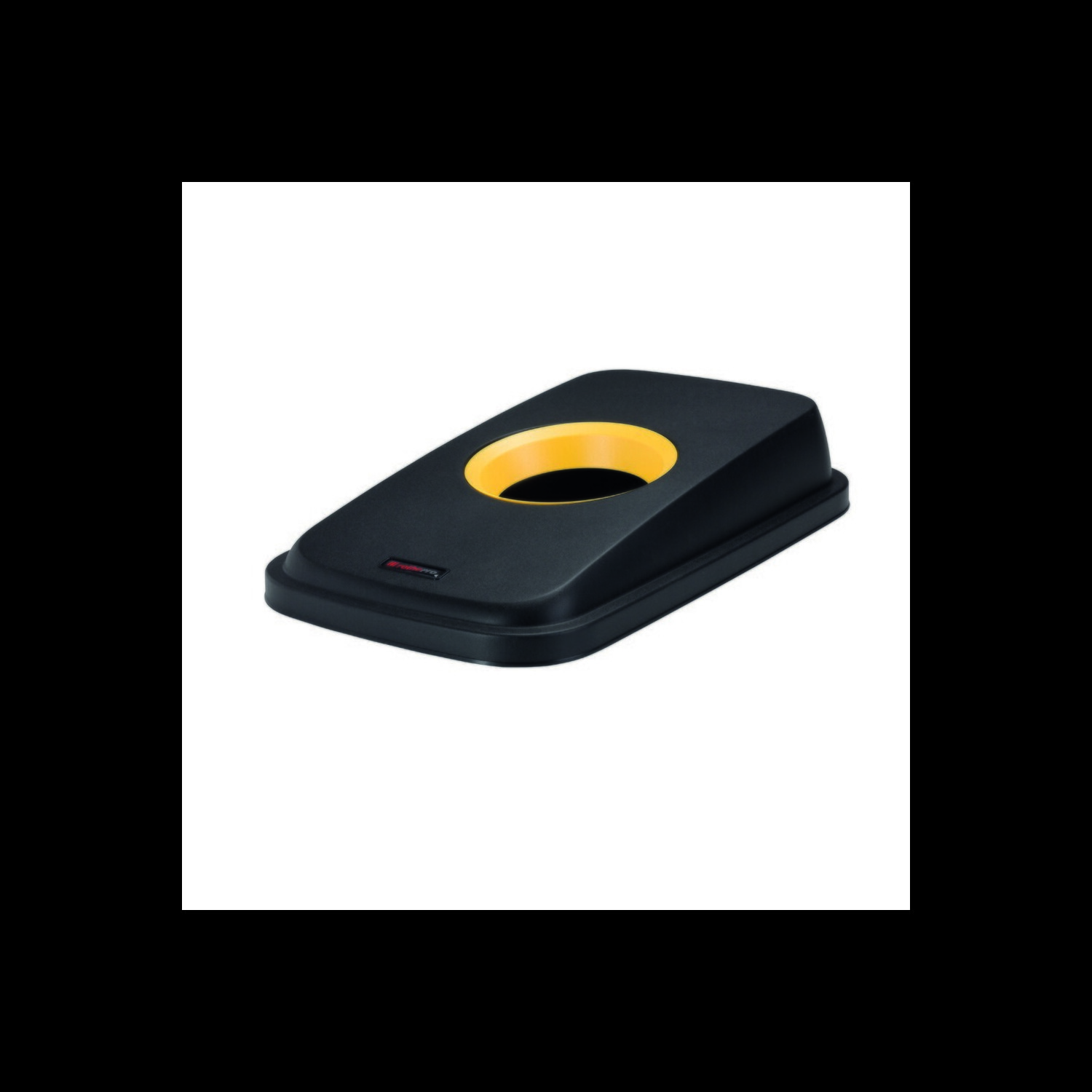 Rotho Geo/Selecto top for cans black/yellow
