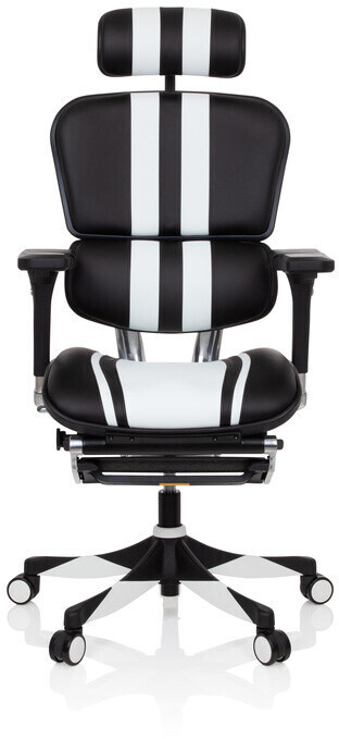 HJH Office ERGOHUMAN ELITE PRO Noir/Blanc