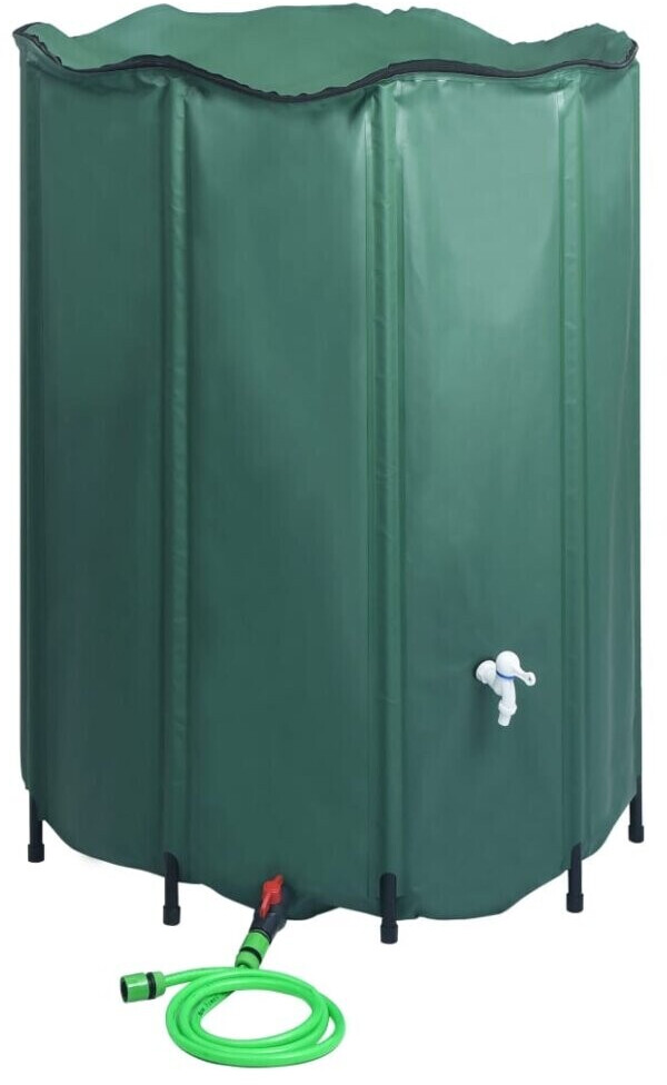 vidaXL Récupérateur d'eau de pluie pliable 1250 L