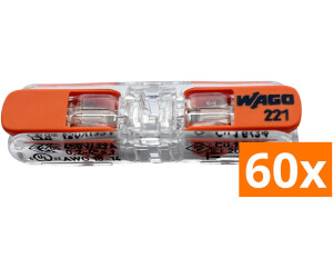 WAGO 221-2411: Connecteur traversant max. 4 mm², 2 conducteurs chez  reichelt elektronik