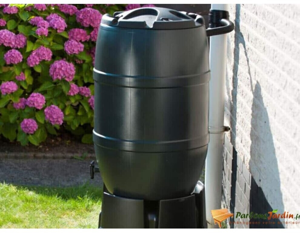 vidaXL Récupérateur d'eau de pluie 120 L vert