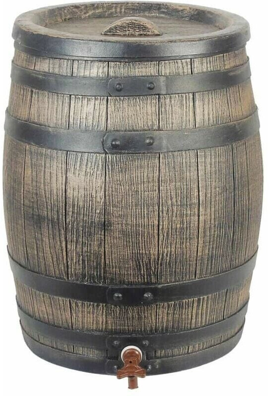 vidaXL Récupérateur d'eau de pluie imitation bois 50 L