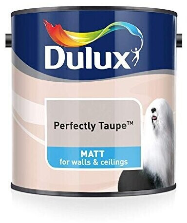 Photos - Paint / Enamel Dulux Matt Emulsion Paint For Walls And Ceilings - Perfectly Taupe 2 