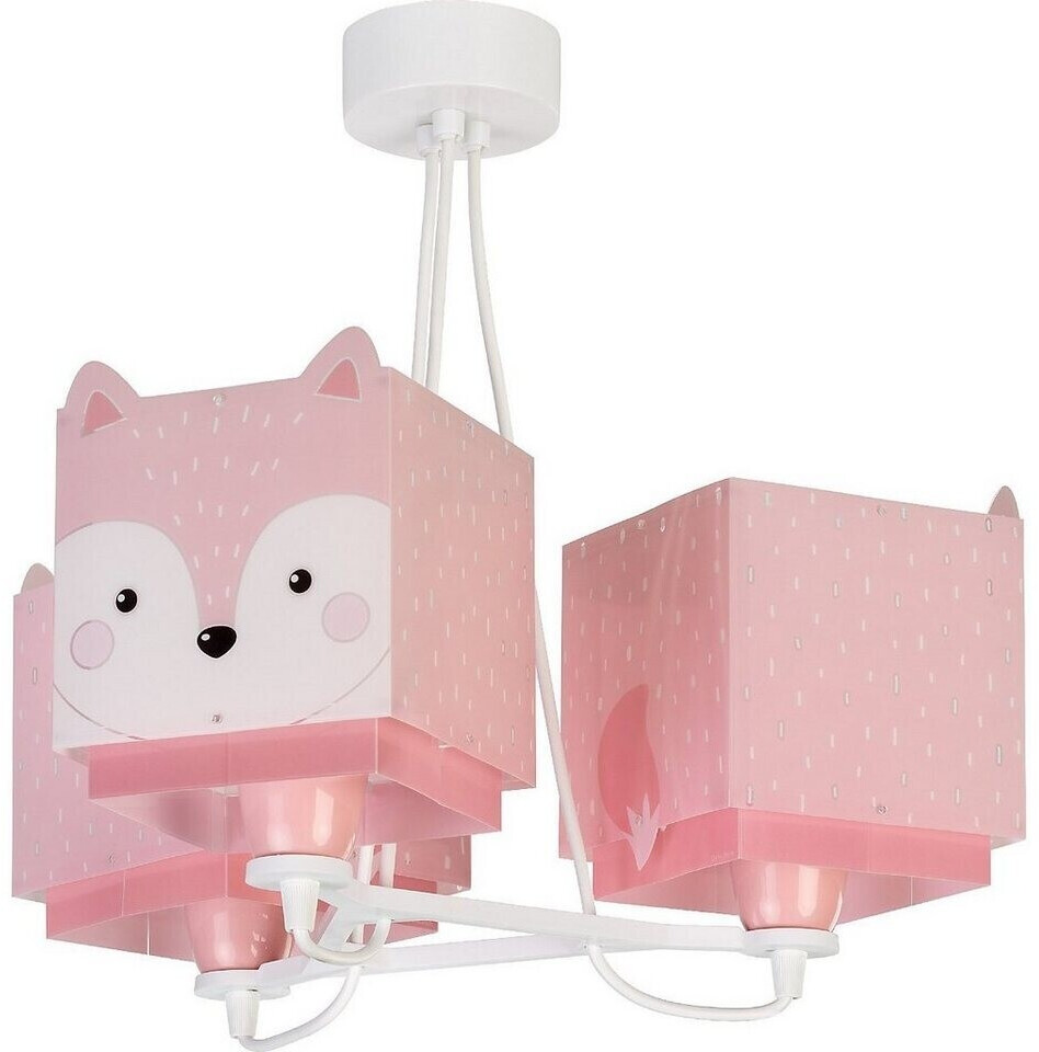 Dalber Children's room hanging lamp 3-light Little Fox