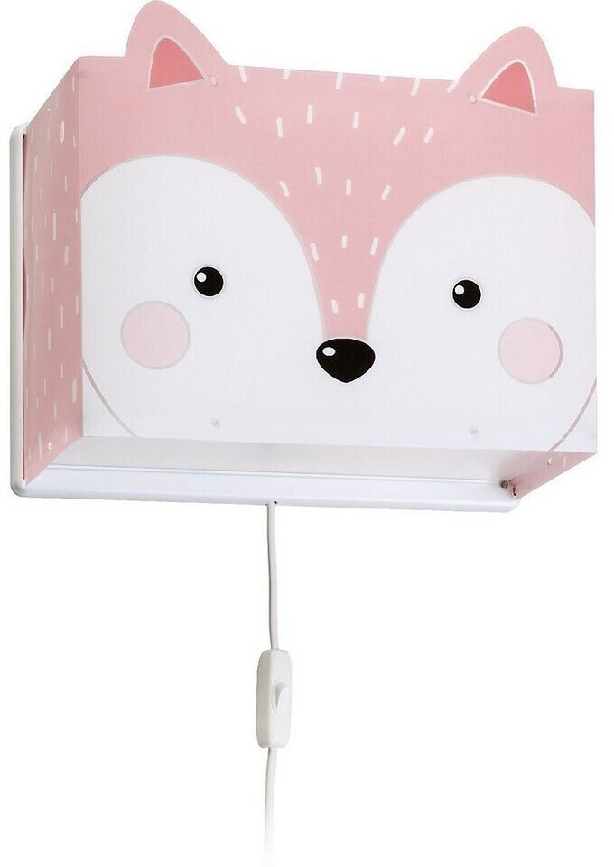 Dalber Children's room wall lamp E27 Little Fox