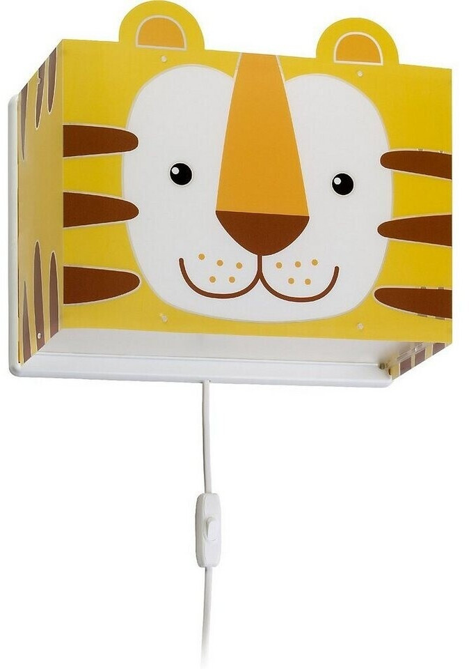 Dalber Children's room wall lamp E27 Little Tiger