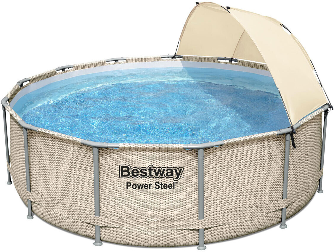 Bestway Power Steel Pool-Set | mit bei cm Ø 107 Preisvergleich ab x € Filterpumpe 396 288,86 (5614V)