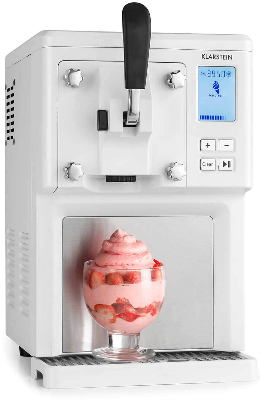 Klarstein Sweet sundae ice cream maschine 1,5l stainless steel white