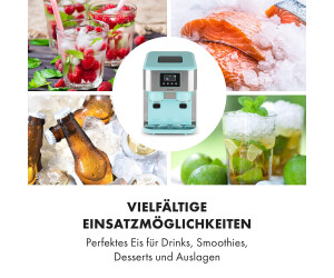 Klarstein Eiszeit Machine à glaçons 10 à 15kg /24h 3 tailles de
