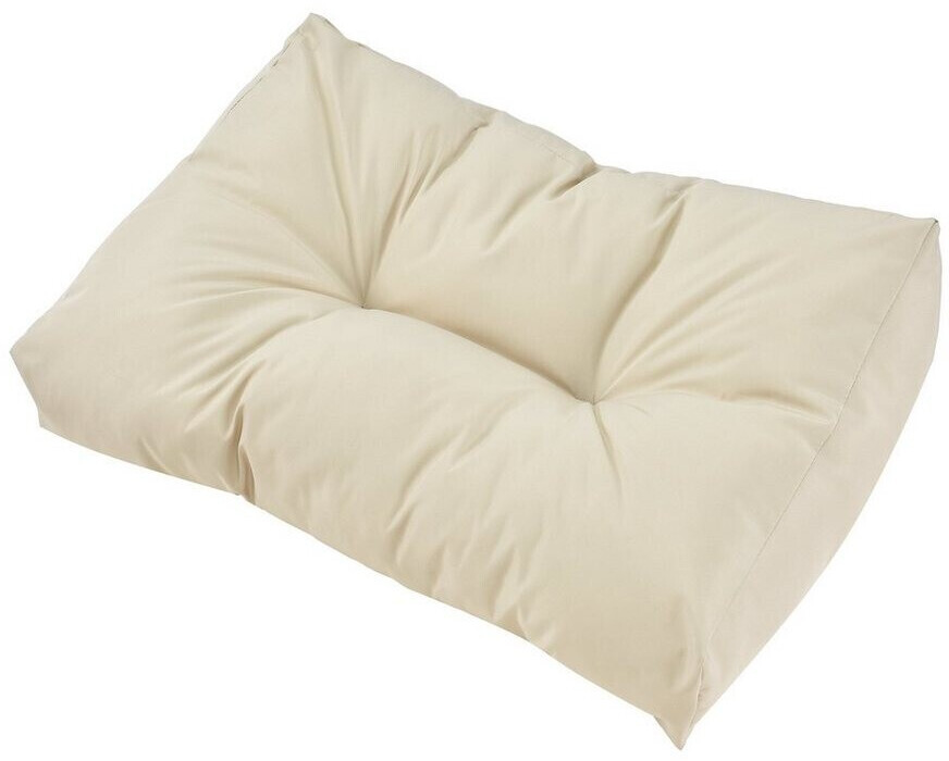 en.casa Comfy pallet cushion pad 40x60x12cm tan