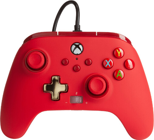 PowerA Manette Filaire Améliorée Xbox Series X|S -Rouge