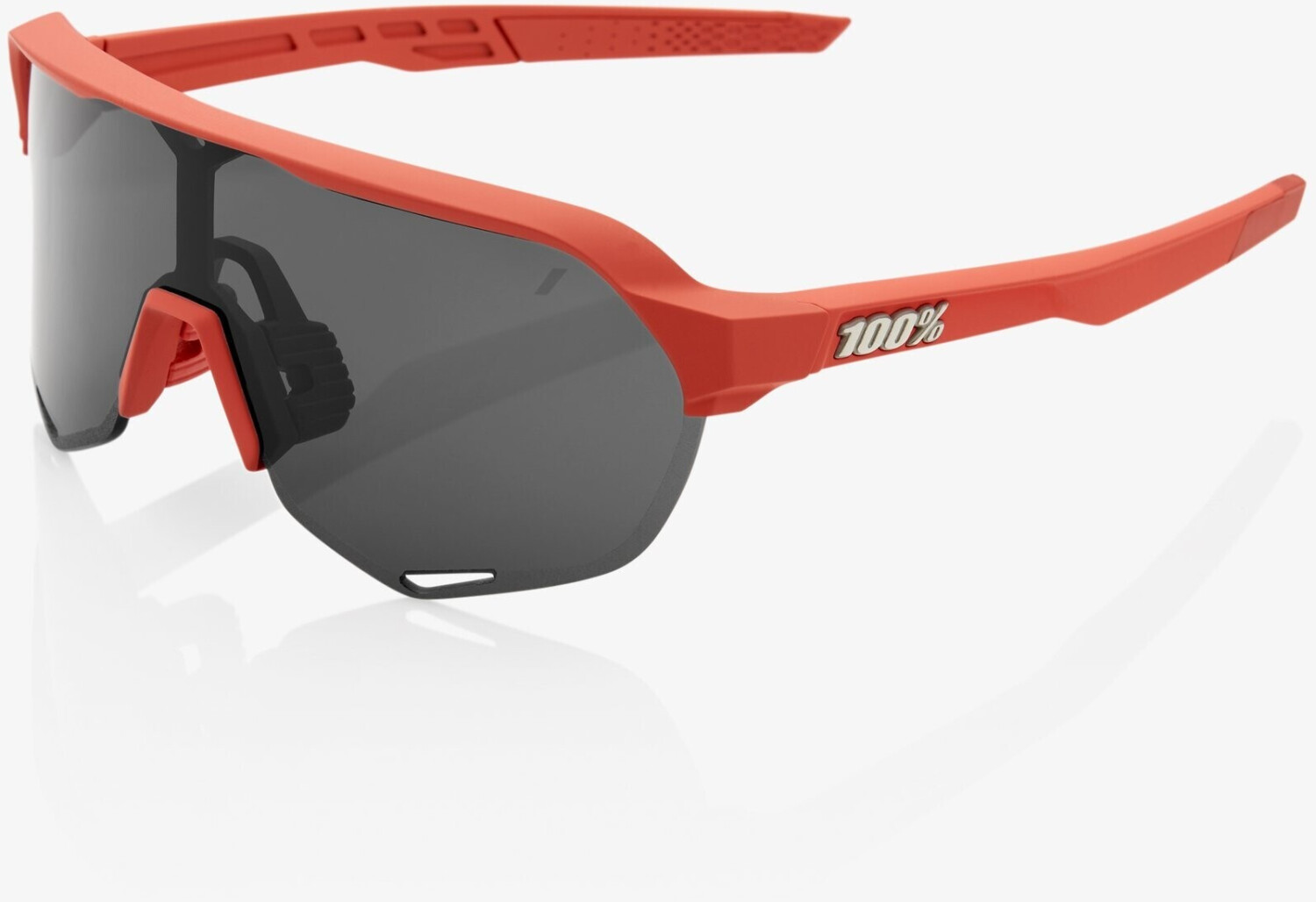 100% S2 soft tact coral/smoke + clear