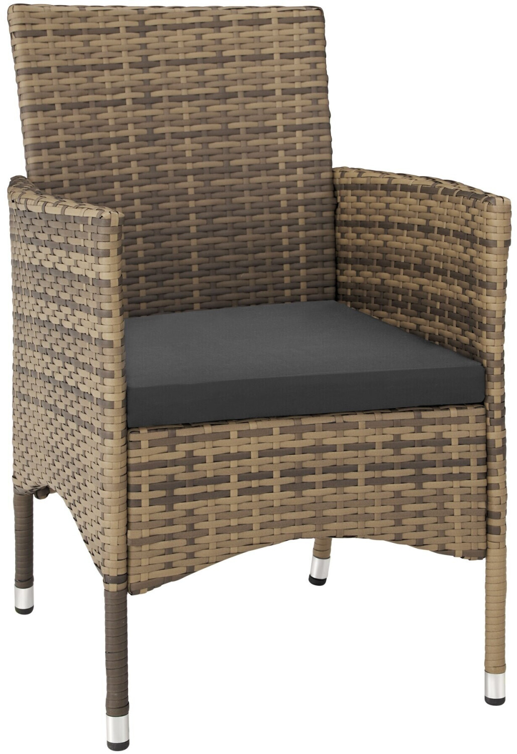 TecTake $ rattan chairs + 4 cushions