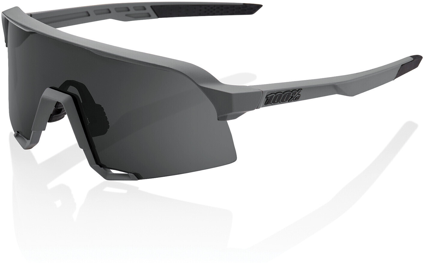100% S3 matte cool grey/smoke + clear