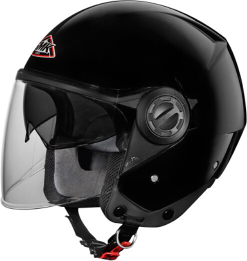Photos - Motorcycle Helmet SMK Helmets  Cooper Black GL200 