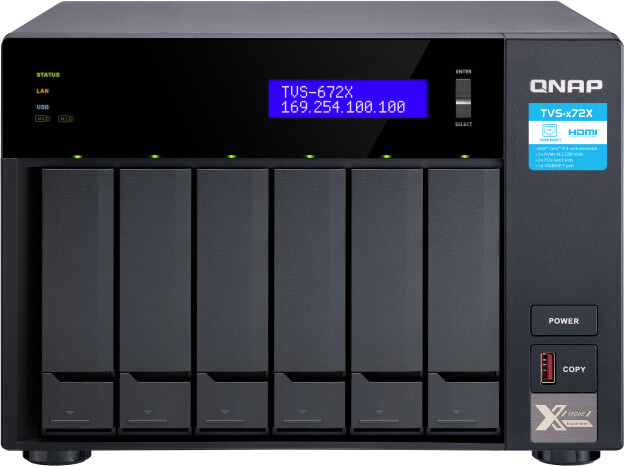QNAP TVS-672X-i3-8G sans disque dur
