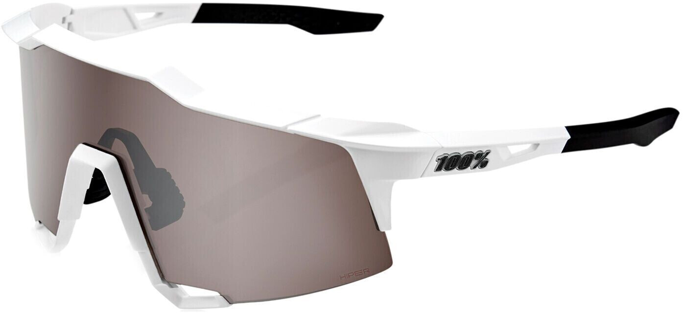 100% Speedcraft Tall matte white/HiPER silver mirror + clear