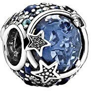 Pandora Celestial Blue Sparkling Stars Charm