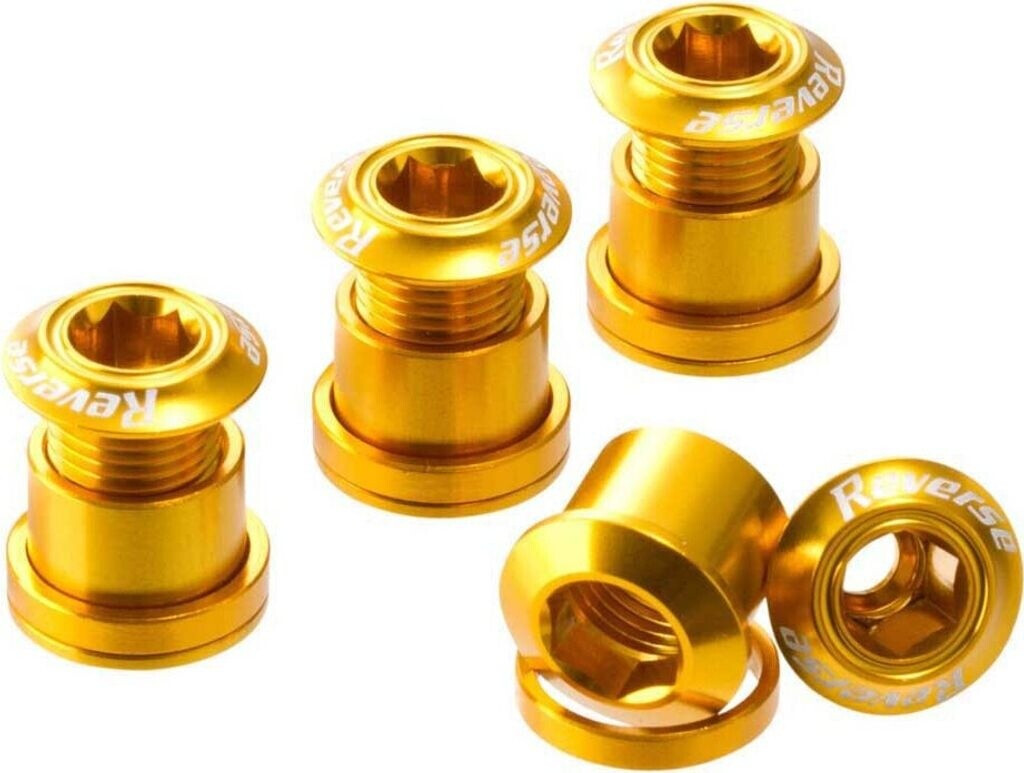 Reverse Kettenblattschrauben gold