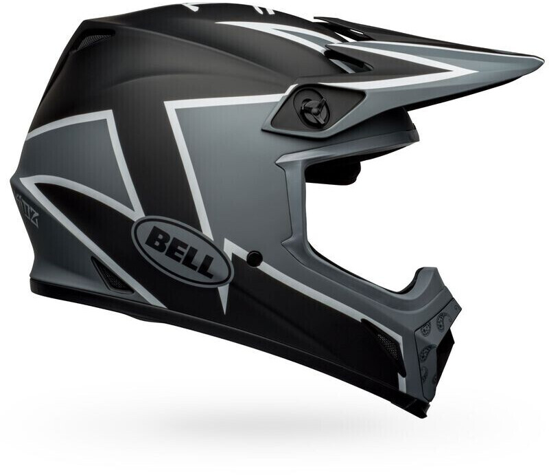 Bell MX-9 MIPS Twitch mat noir/gris/blanc