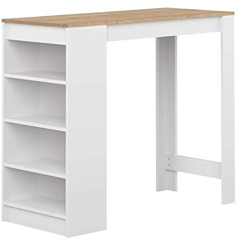 Symbiosis Bar Table White/Durmast