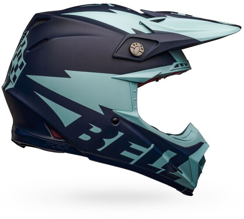 Bell Moto-9  Flex Breakaway Matte Navy/Light Blue