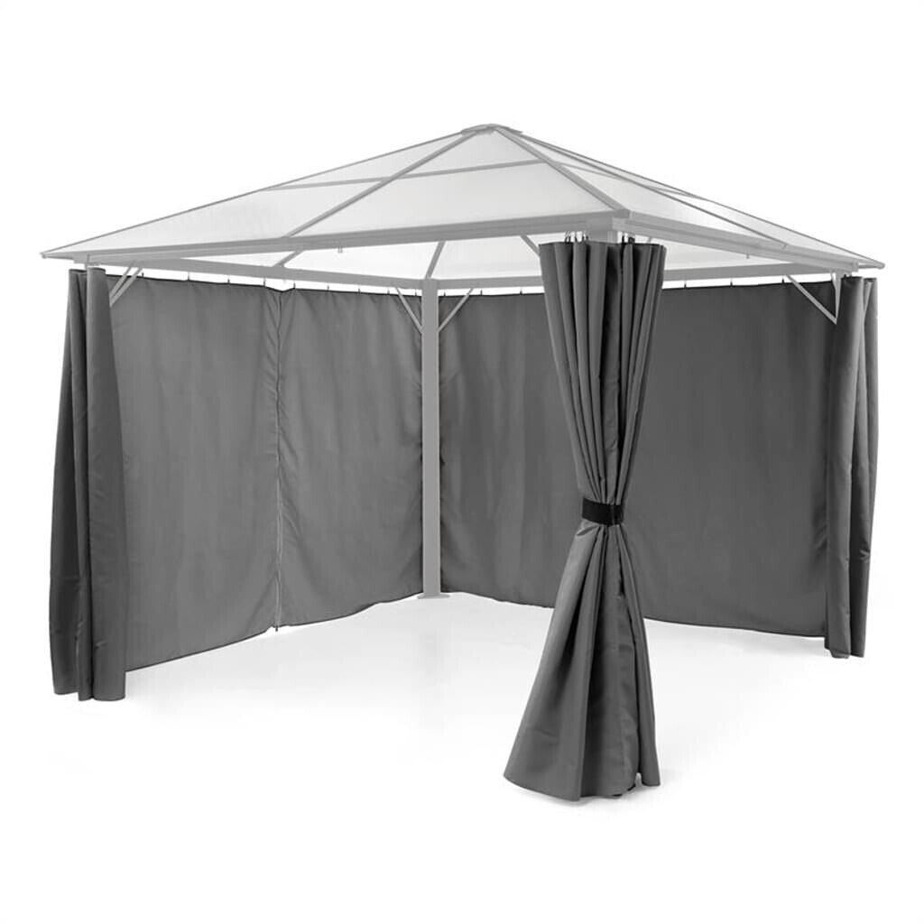 Blumfeldt Curtains for Pantheon Solid Sky Anthracite