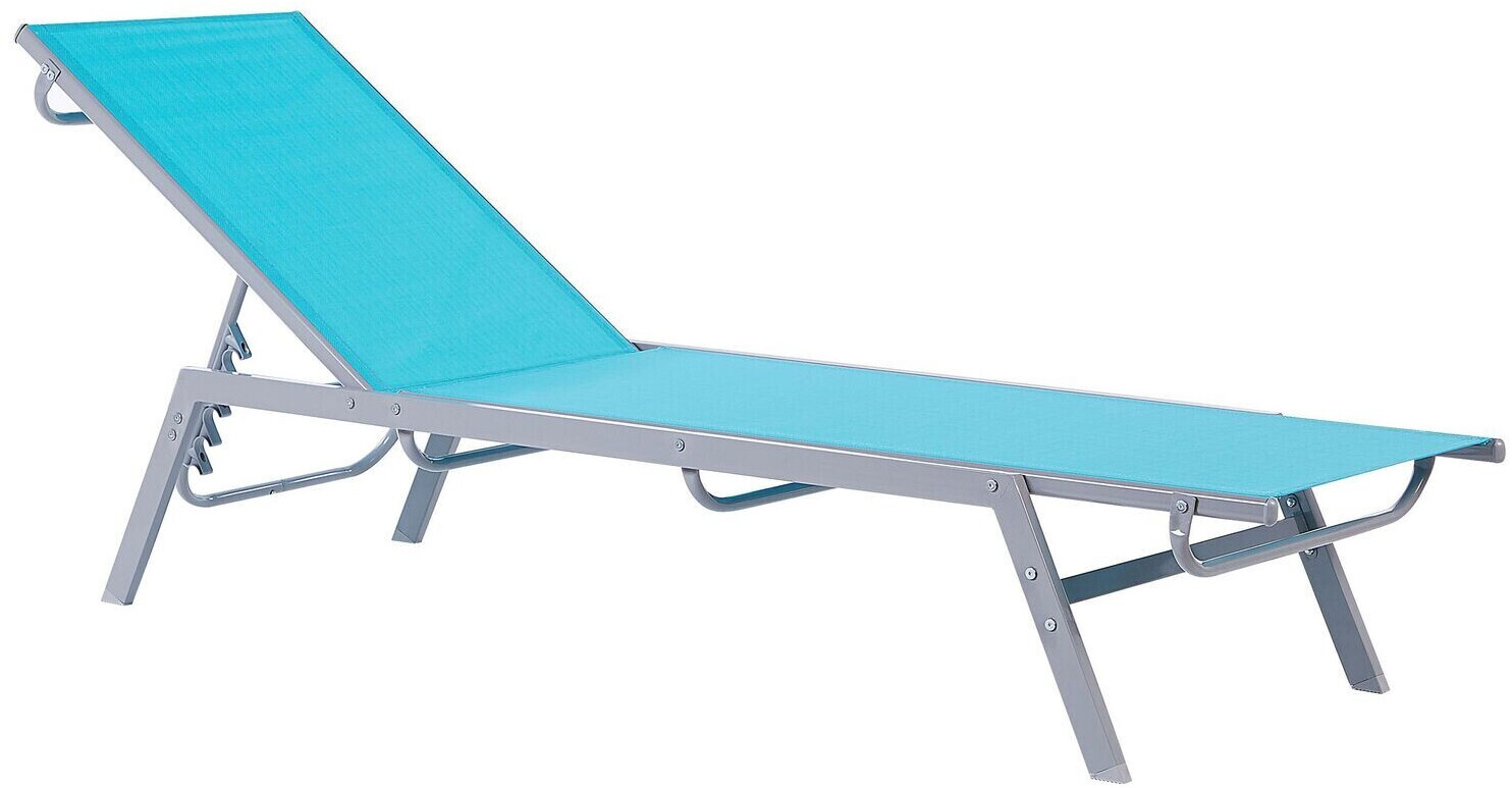 Beliani Sun Lounger Noli blue