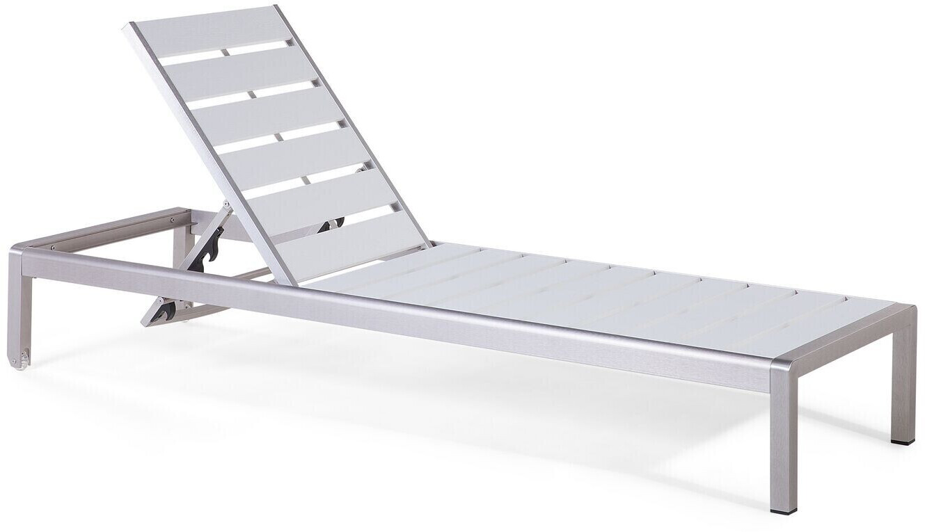 Beliani Sun Lounger Nardo white