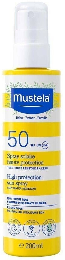 Mustela Spray solaire haute protection SPF50 (200 ml)