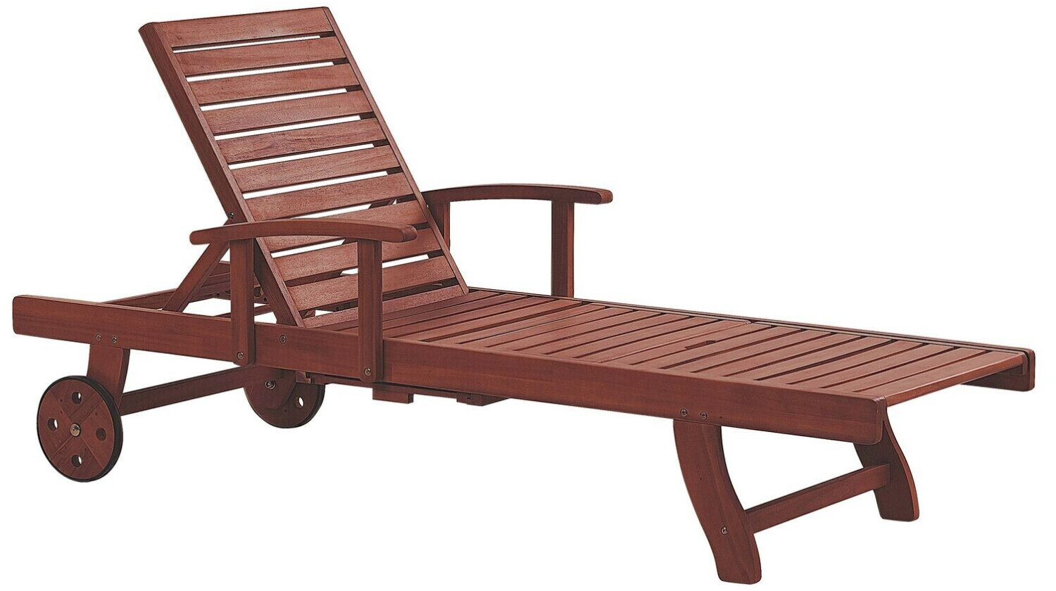 Beliani Wheeled Sun Lounger (194595-196321)