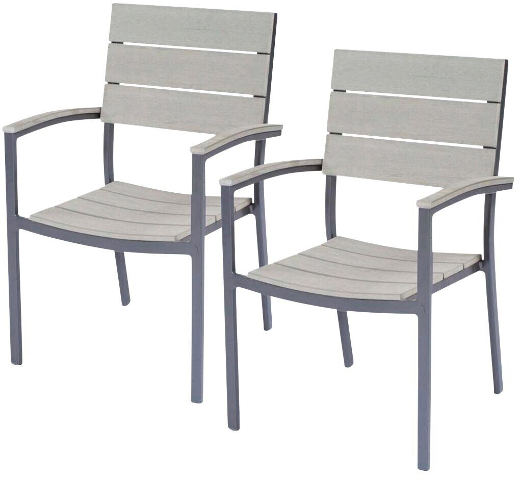 Garden Pleasure Stapelstuhl Olivia grau (46684232) ab 229,00