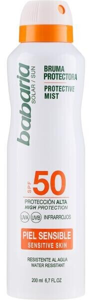 Babaria Brume protectrice SPF50 peaux sensibles (200 ml)