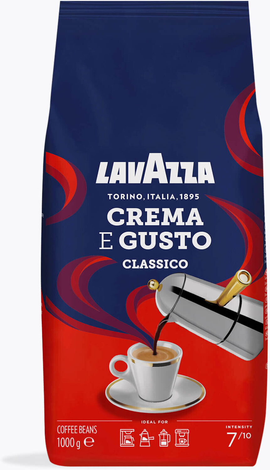 bei Lavazza ab (Februar (1kg) Gusto e Preise) Caffe Crema € Classico ganze 2024 Preisvergleich | 12,99 Bohnen