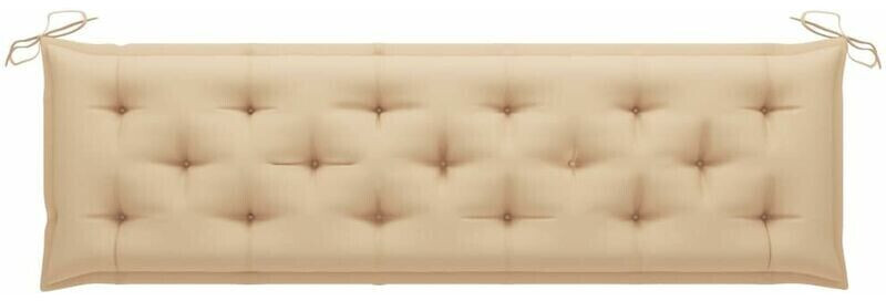vidaXL Coussin de banc tissu Oxford 180 x 50 x 7 cm beige