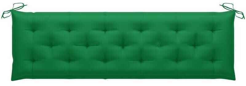 vidaXL Coussin de banc tissu Oxford 180 x 50 x 7 cm vert