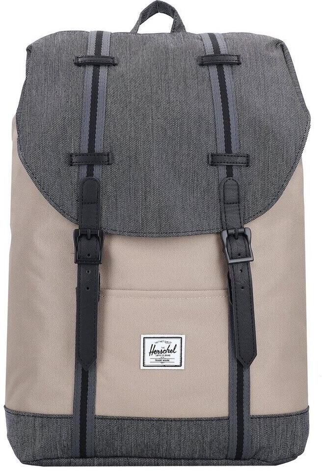 Herschel Retreat Mid-Volume Backpack timberwolf/black denim
