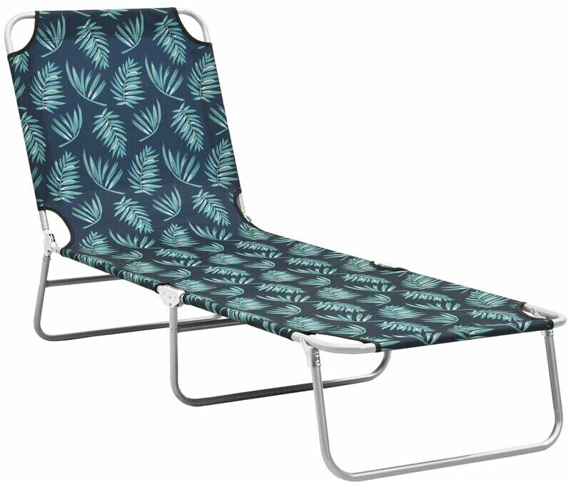 vidaXL Steel foldable lounger (310331)