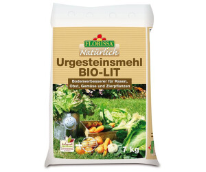 Florissa Urgesteinsmehl BIOLIT 7 kg ab 11,99 € Preisvergleich bei