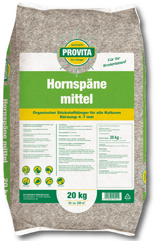 Beckmann Provita Horn Chips 4-7 mm 20 kg