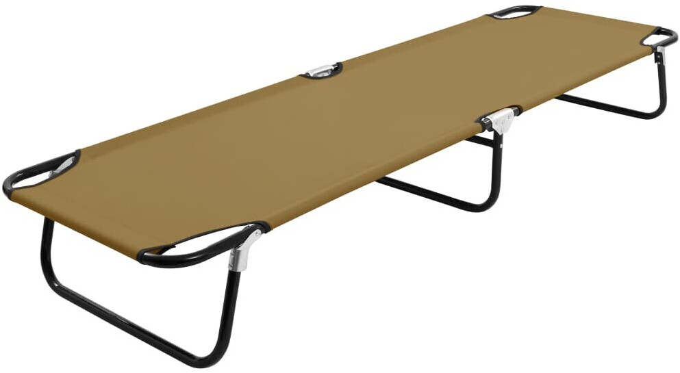 vidaXL Steel foldable lounger 190 cm (47758)