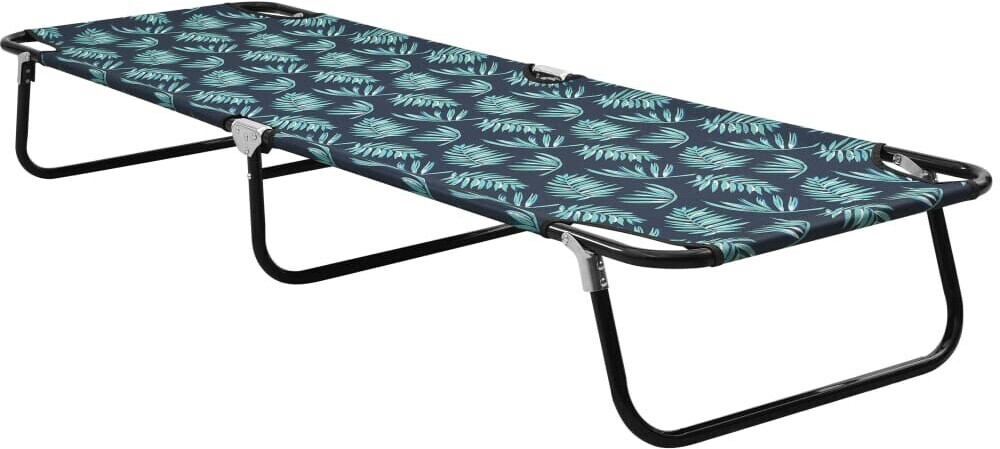 vidaXL Steel foldable lounger 190 cm (310350)