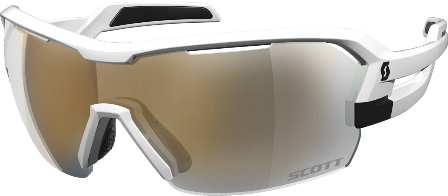 Scott Spur white matt/gold chrome + clear