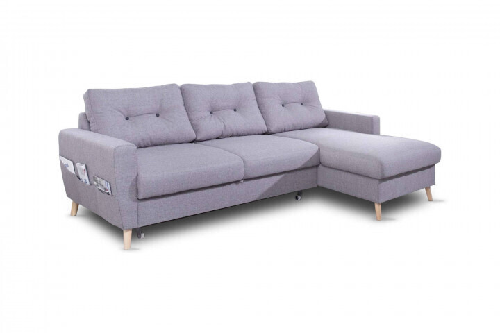 Bobochic Oslo angle droit gris clair
