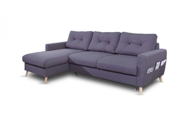Bobochic Oslo angle gauche gris foncé