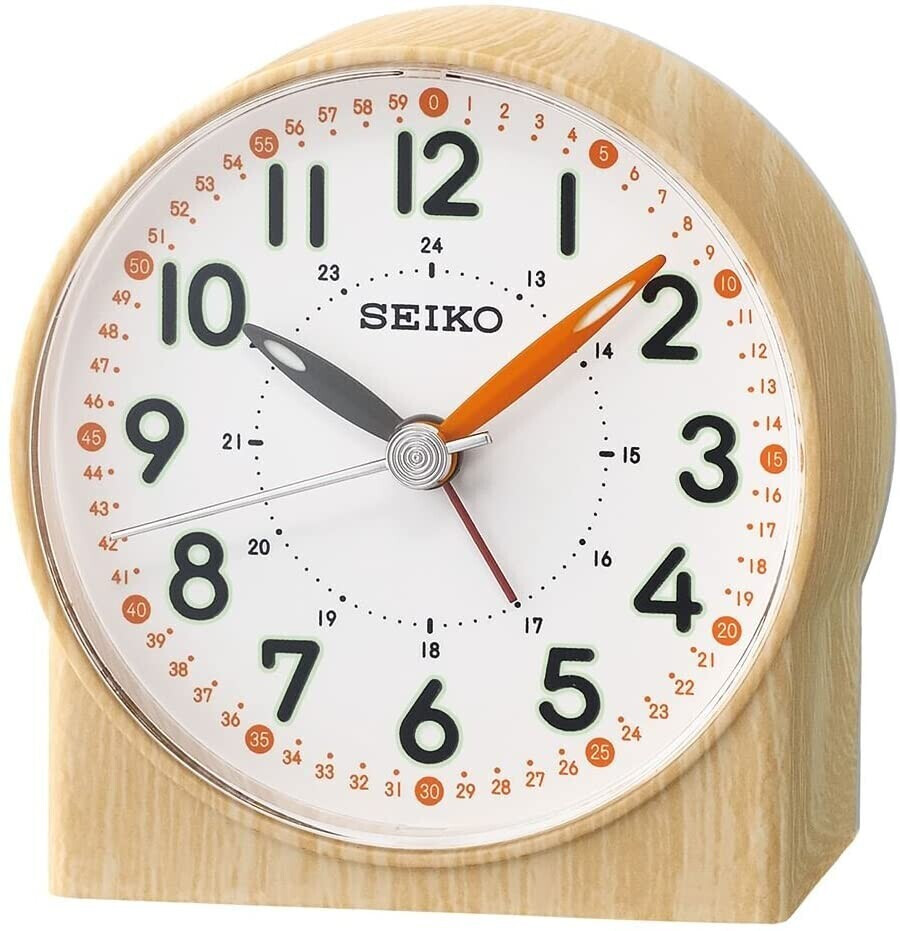 Seiko Instruments Seiko Lumibrite Alarm CLock with Wood Pattern Case